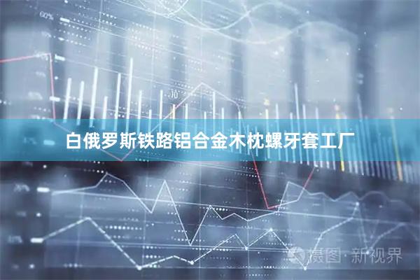 白俄罗斯铁路铝合金木枕螺牙套工厂